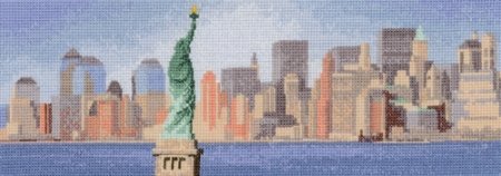 Схема для вышивания крестом "Нью-Йоркский горизонт//New York Skyline" Heritage Crafts