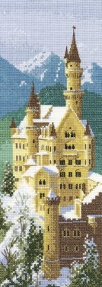 Схема для вишивання хрестиком "Замок Нойшванштайн//Neuschwanstein Castle" Heritage Crafts