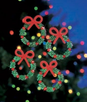 Набор бисероплетения "Holiday Wreaths//Праздничные веночки" The Beadery