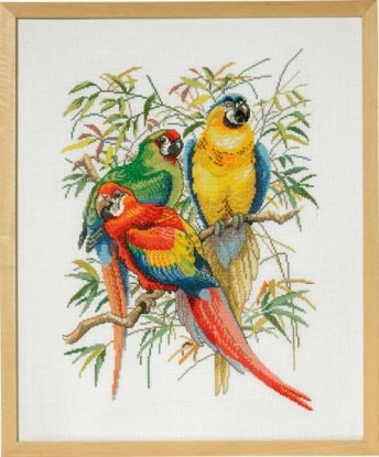 Набір для вишивання "Папуги (Parrots)" Eva Rosenstand