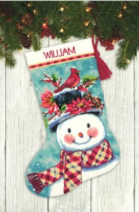 Набір для вишивання гобеленом "Seasonal Snowman//Сніговик" DIMENSIONS