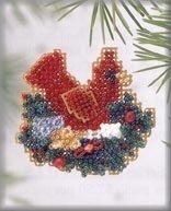 Набор для вышивания "Christmas Nest//Рождественское гнездо" Mill Hill