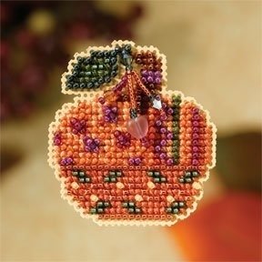 Набор для вышивания "Jeweled Pumpkin//Ювелирная тыква" Mill Hill