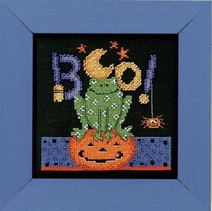 Набор для вышивания "Boo Frog//Буу Лягушка" Mill Hill