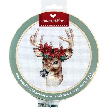 Набір для вишивання хрестиком "Deer//Олень" DIMENSIONS