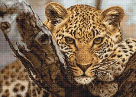 Набір для вишивання гобеленом "Леопард" Luca-S