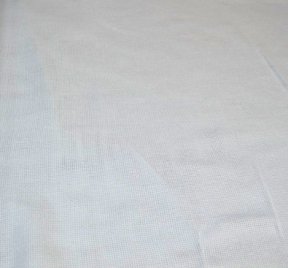 Домоткане гребінне полотно для вишиванок №30 Білий (бавовна) (Україна) (ціна за 10 см) Ширина:150см