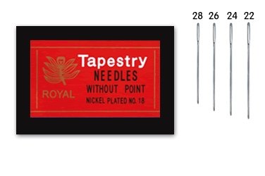 Tapestry 28 (25шт) Набір гобеленових голок для вишивання Royal (Японія)