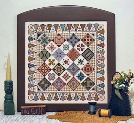 LF-92 Схема "Quilt Sampler XIV - Jane's Quilt Garden" Linda Myers